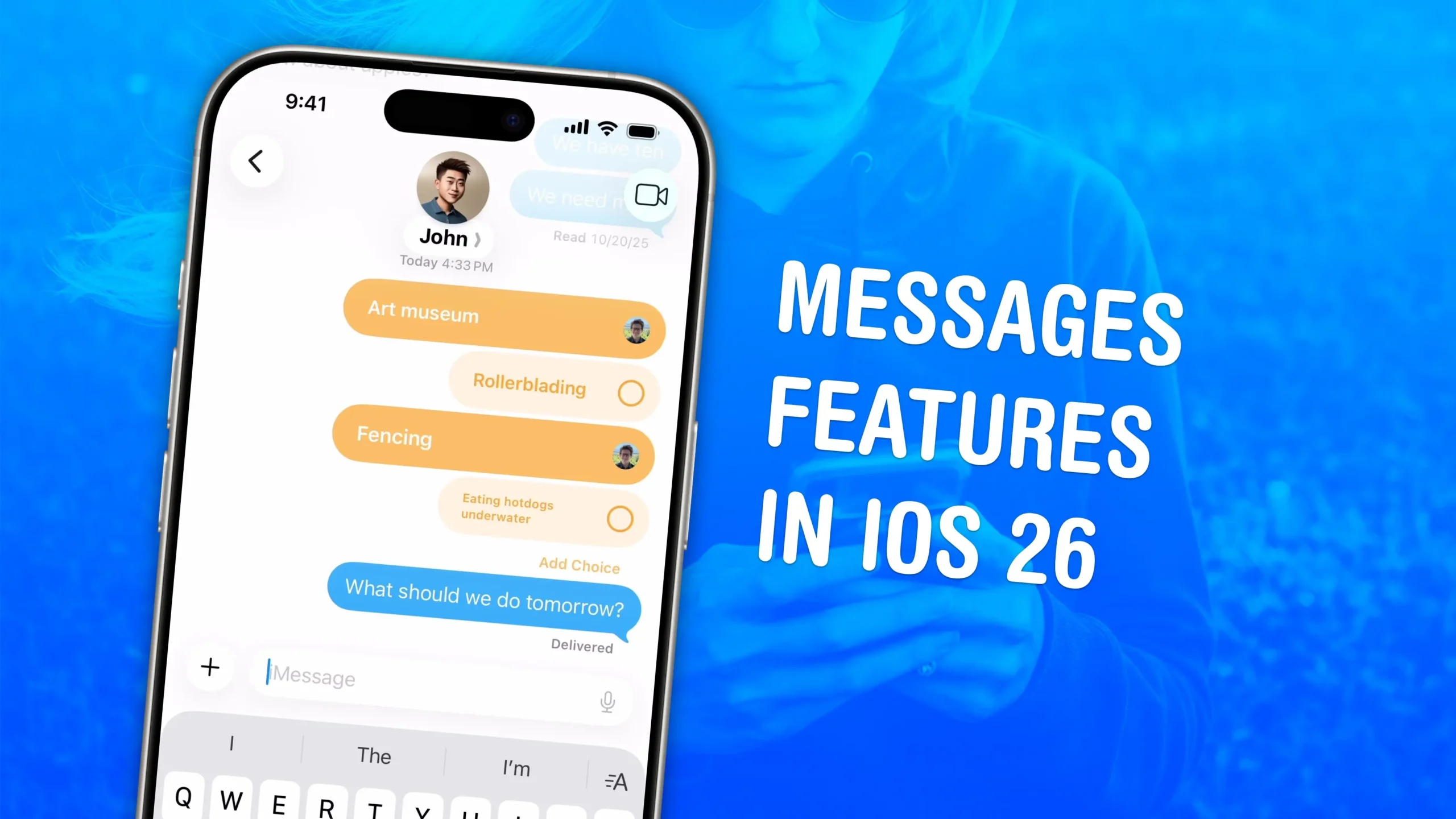 Messages Features in iOS 26