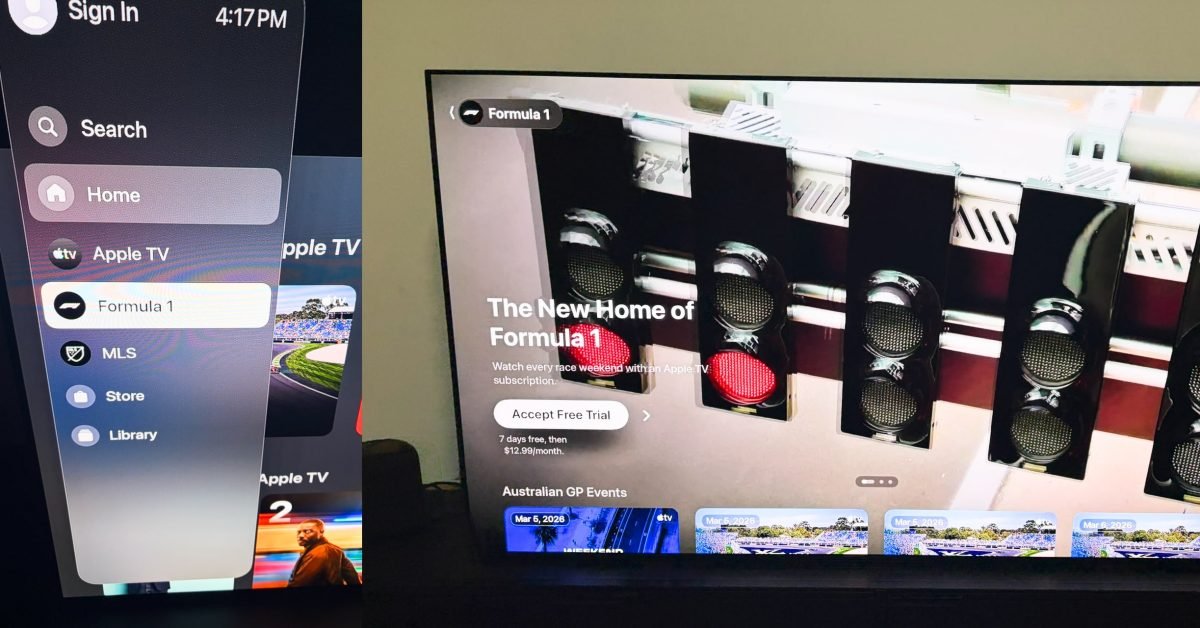 A new F1 channel has appeared on the Apple TV app ahead of the first race - 9to5Mac
