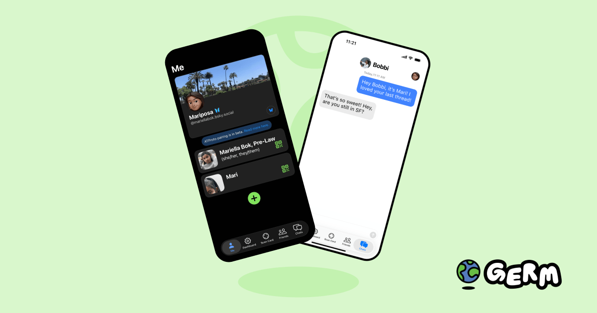 A startup called Germ becomes the first private messenger to launch directly from the Bluesky app | TechCrunch