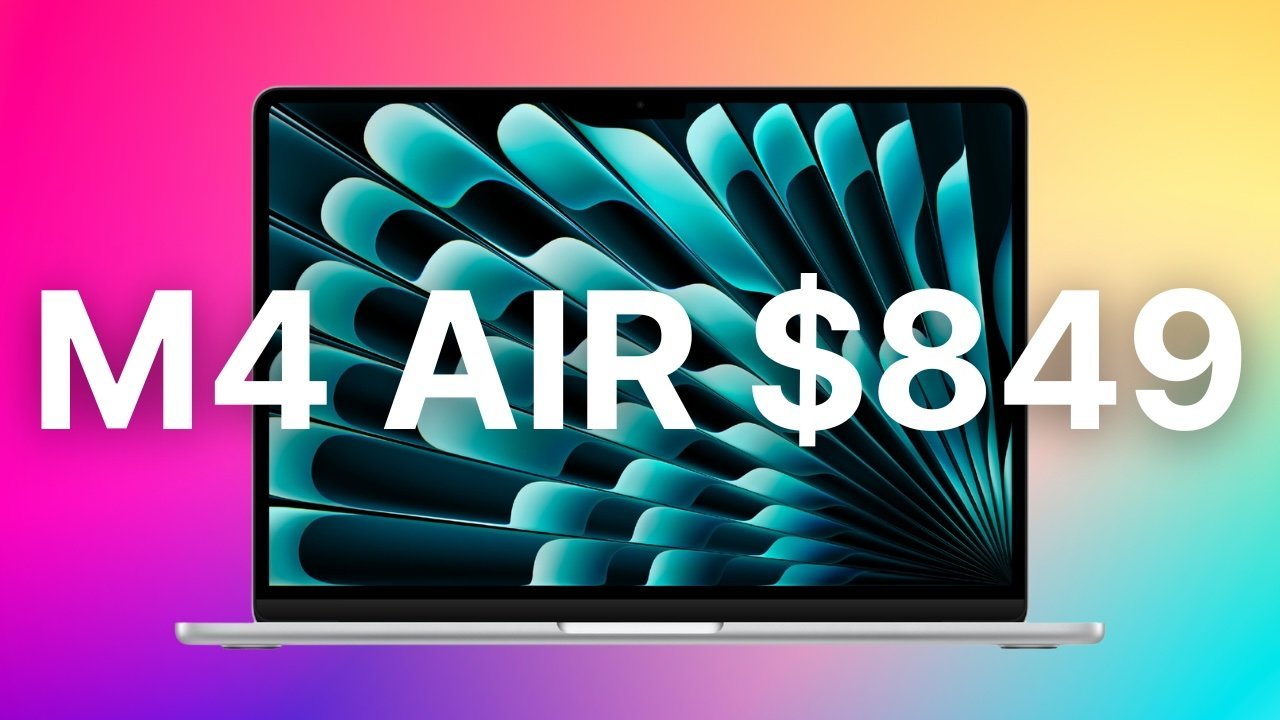 Amazon's monthly sale offers the M4 MacBook Air from just $849