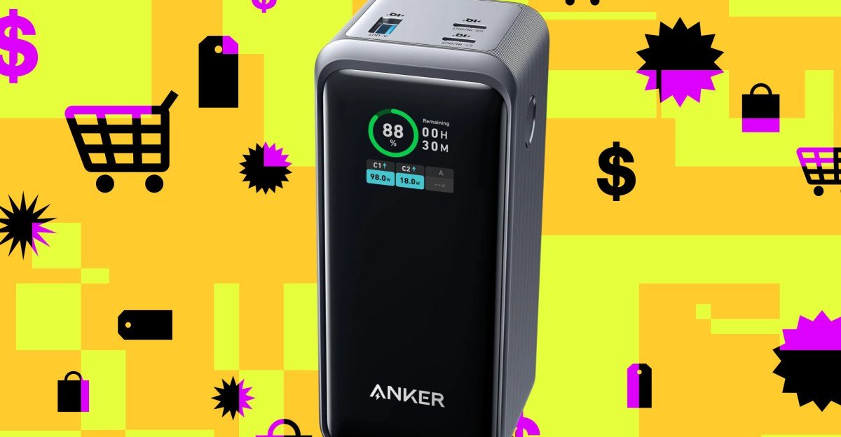 Anker's Prime Power Bank can quickly charge three devices for up to $80