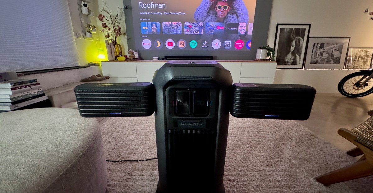 Anker's powerful home theater on wheels is pure chaos