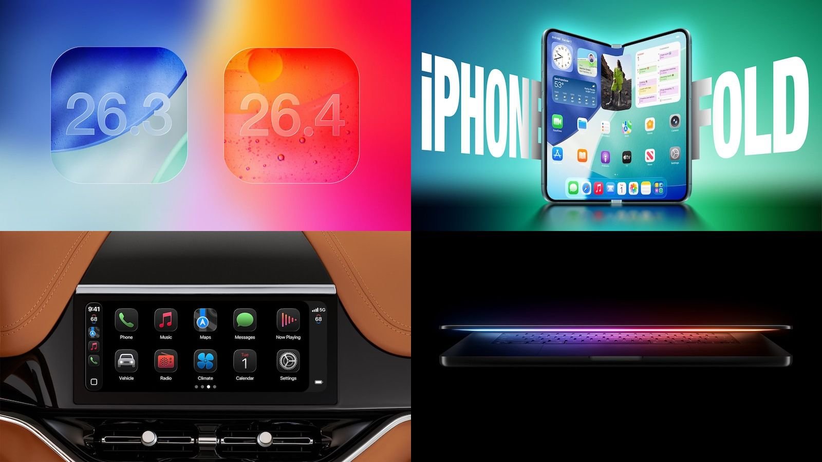 Highlights: iOS 26.3 and 26.4 features, foldable iPhone details and more
