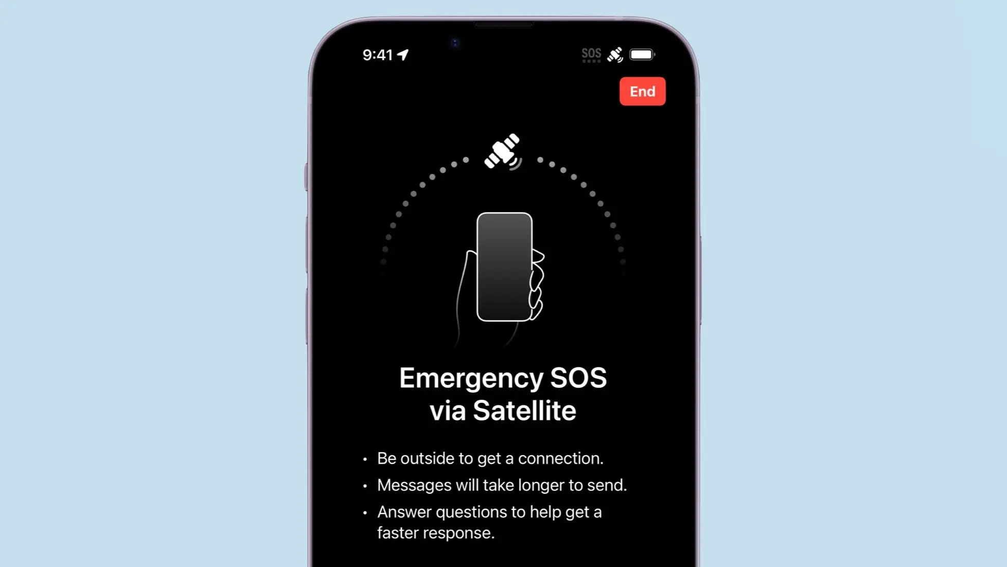 iPhone satellite SOS helped save skiers