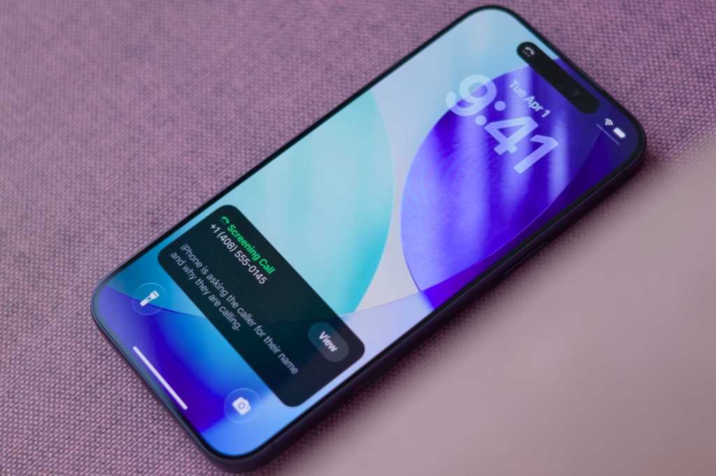 Call screening on iOS
