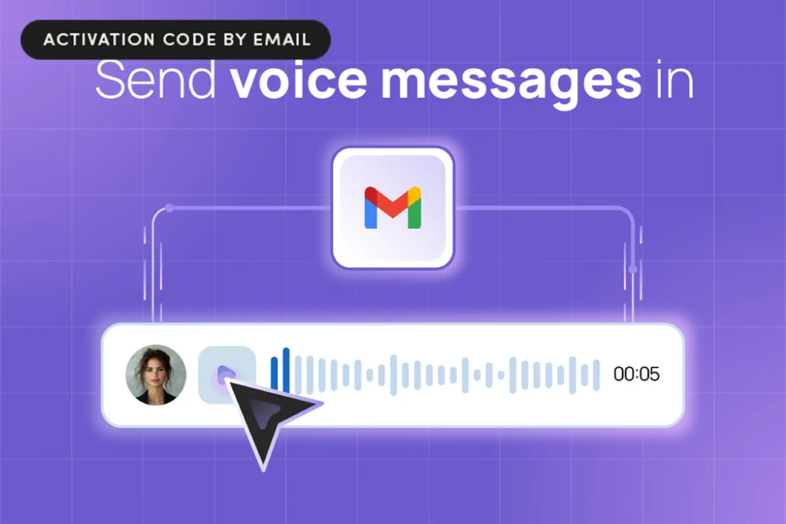 Screenshot shows Chorde voice emails