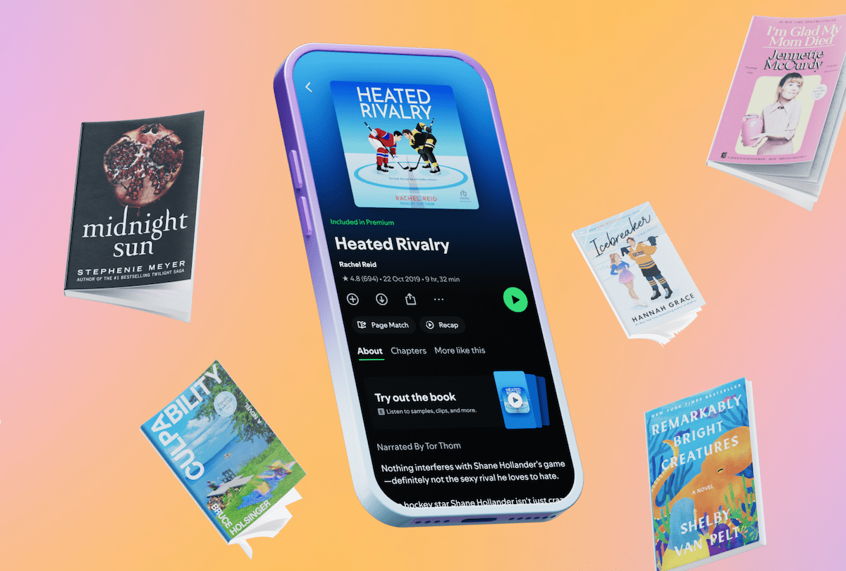 Spotify Goes Into Physical Book Sales, Adds New Audiobook Features | TechCrunch