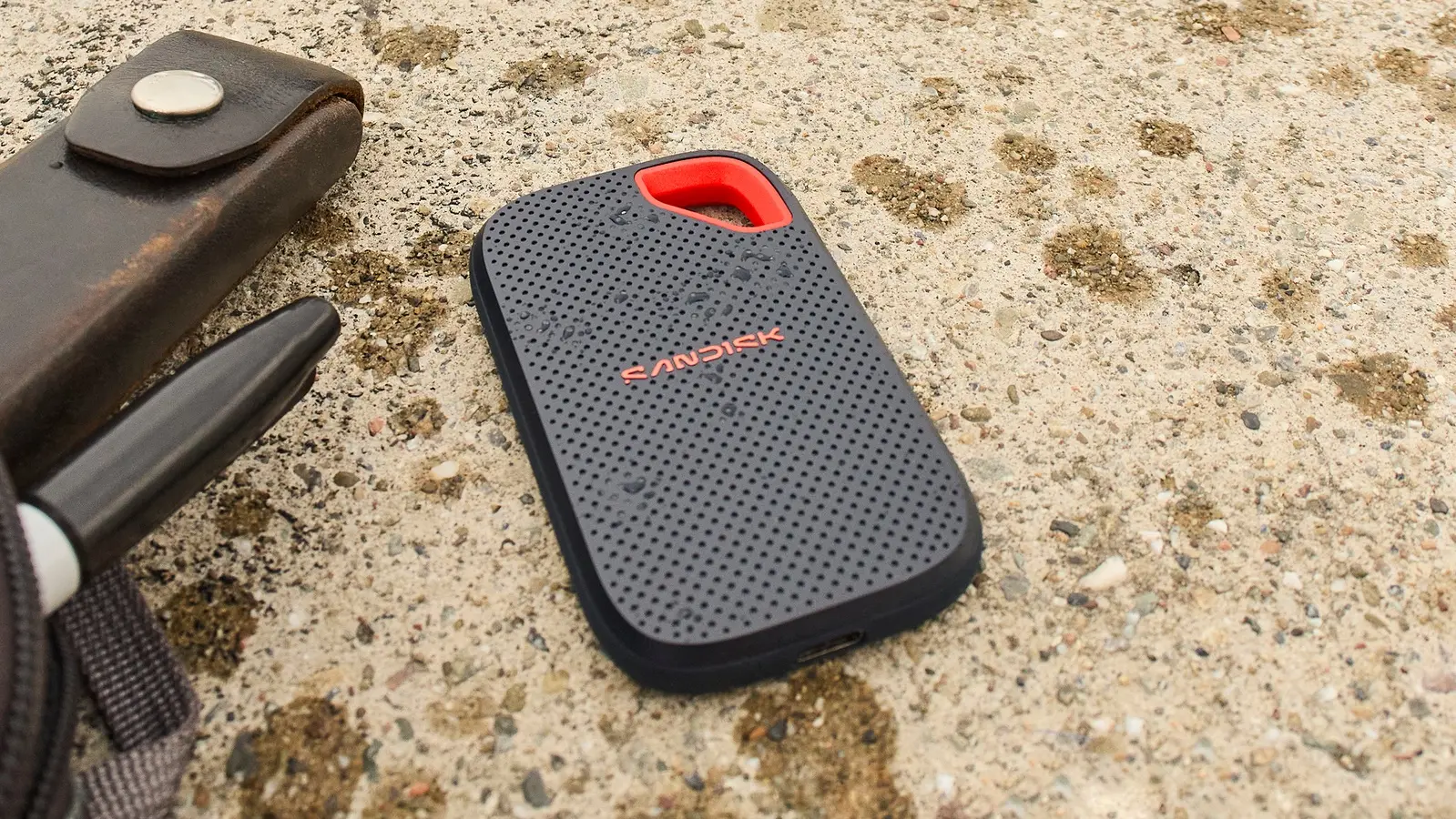 Sandisk Extreme Portable SSD in use