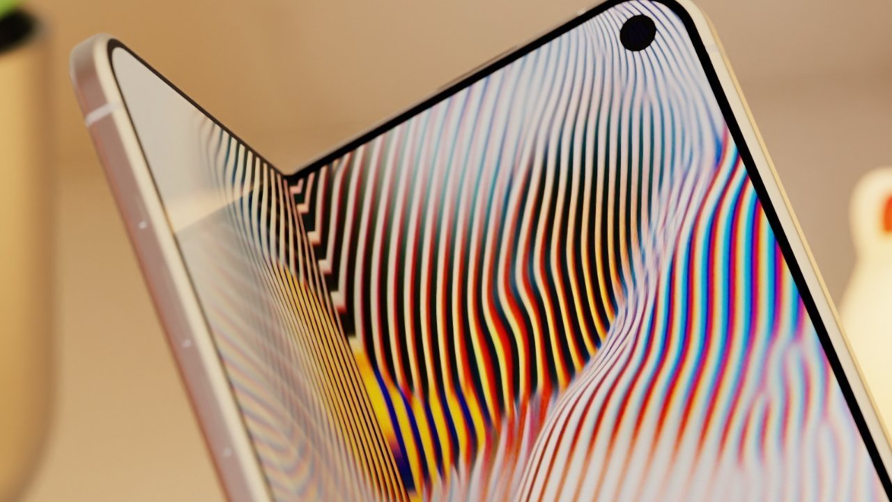 The hinge crease of the iPhone Fold will be about 1/4 the depth of the Galaxy Fold 7