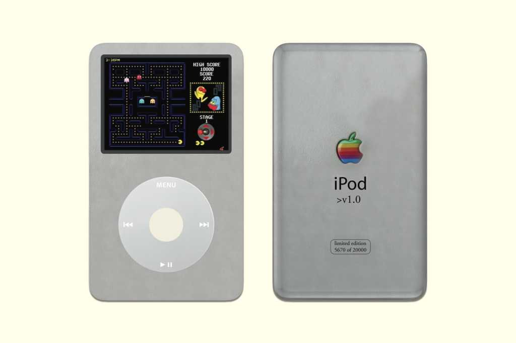 iPod retro concept image with Pac-Man