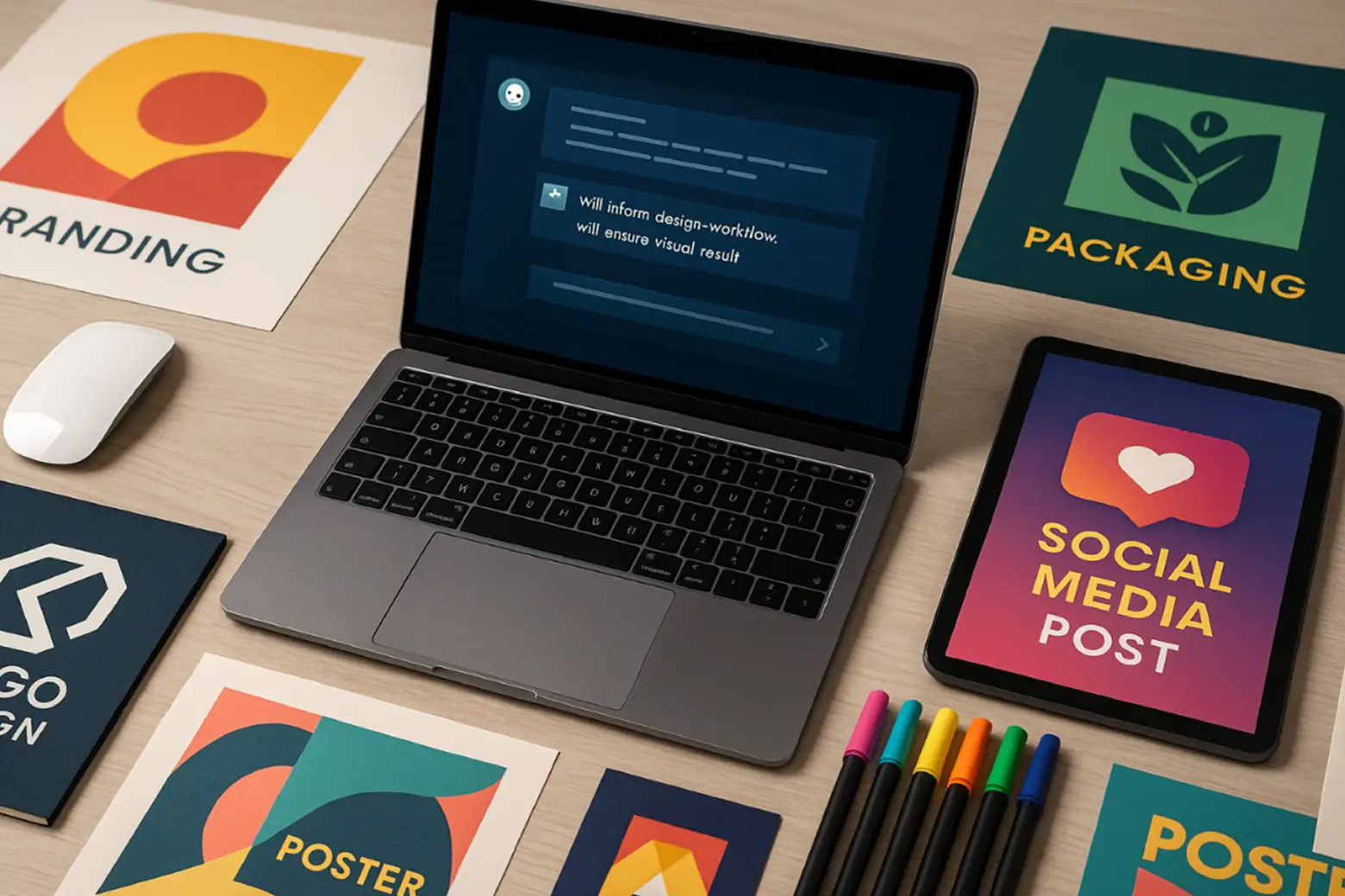 Online course running on a laptop device