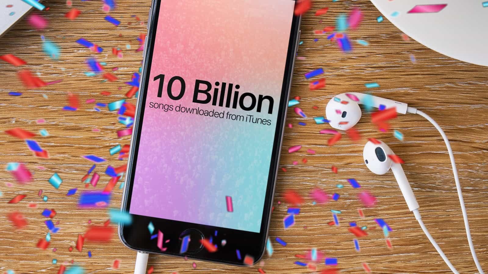 With iTunes 10 billion downloads milestone, Apple becomes the world