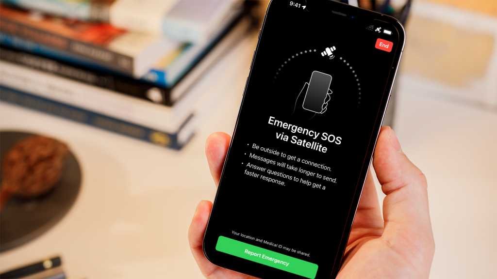 SOS via Satellite on iOS